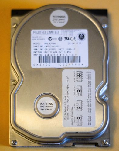 Fujitsu MPE3043AE 4.3GB 3.5&#034; IDE Hard Drive