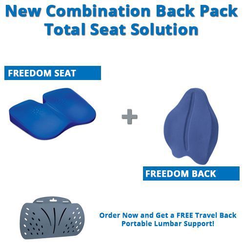 Back pad kit: freedom seat &amp; back chair cushions lumbar - includes best sellers for sale