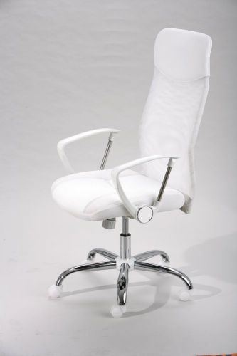 Interlink fiori office chair pure white plus mesh for sale