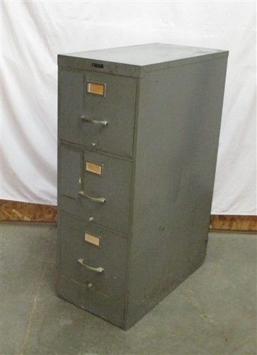 Anderson Hickey Mid Century Metal 4 Drawer File Cabinet Library Filing All Steel