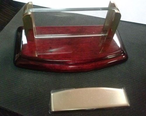 BUSINESS CARD HOLDER ENGRAVE-ABLE &#034;NEW&#034;