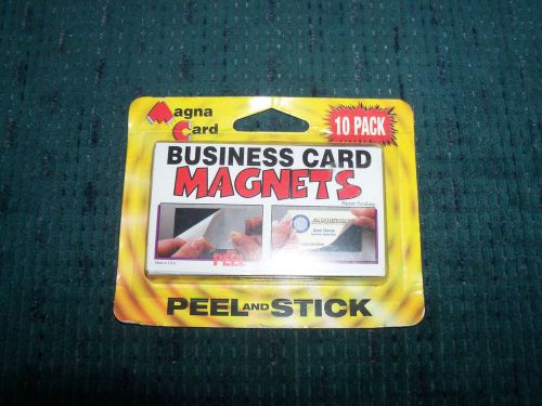 Magna Card Business Card Magnets -New Pack