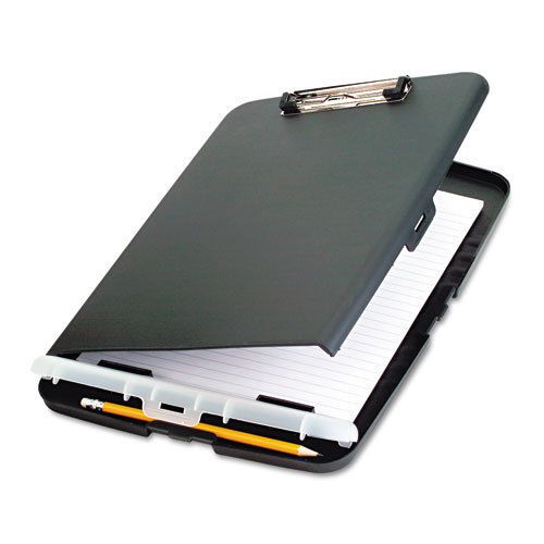 Officemate Low Profile Storage Clipboard,1/2&#034;&#034;Cap., 9w x 12h, Charcoal (OIC83303