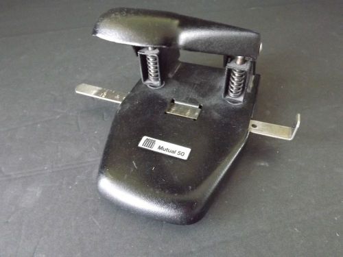 Paper hole punch   Acco Mutual 50,      two-hole punch on 2.75” standard center