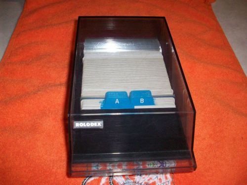 Rolodex VIP 24C, Extra Long with A thru Z Index &amp; Many Blank Cards &amp; Cellophane