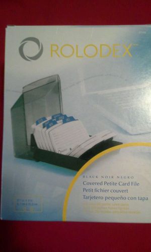 covered card file rolodex