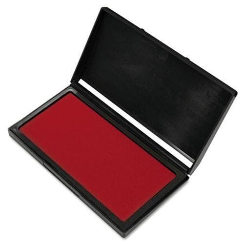 Consolidated Stamp 030257 Microgel Stamp Pad For 2000 Plus, 3 1/8 X 6 1/6, Red