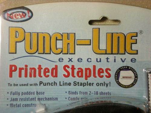 School Office Stapler Kit NEW - Punch-Line - Staple A Message With Your Pages