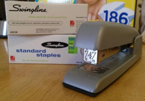 Swingline 747 series business stapler 20 capacity- steel gray with 1000 staples for sale