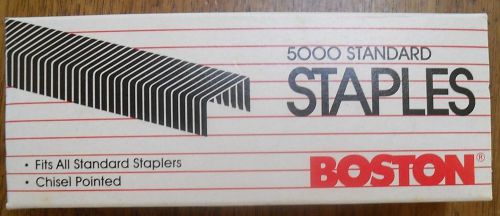 STAPLES Boston 5000 Standard Staples - Lot of 3 boxes NEW