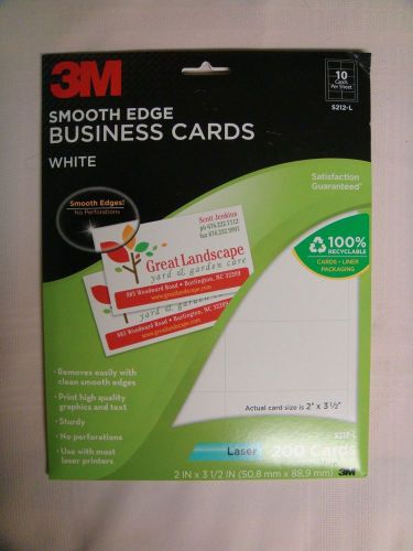 3M Smooth Edge Business Cards S212-L