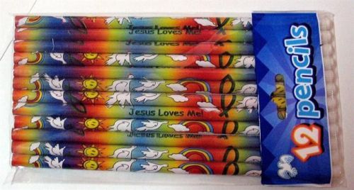 1 dozen Jesus Loves Me Pencils (Pack of 12)