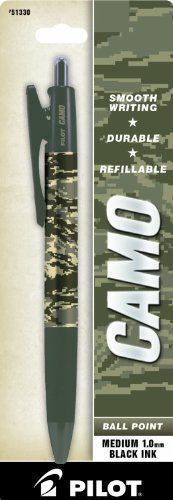 Pilot camo air force medium tip refillable ballpoint pen - medium pen (pil51330) for sale