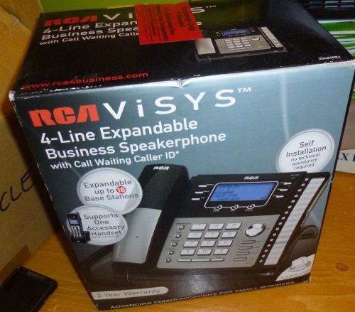 RCA ViSys 25424RE1 4-Line expandable phone system NEW IN BOX, complete