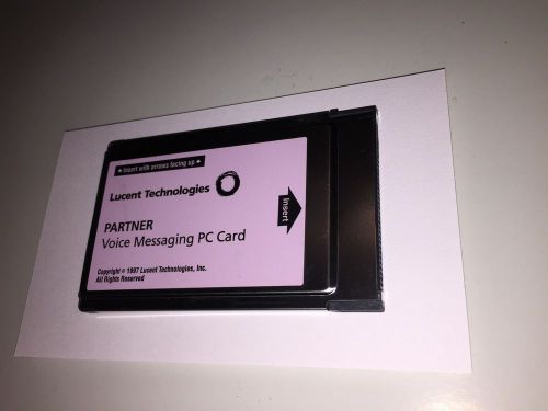Avaya Lucent Partner Voice Messaging PC Card CWD2 R2.0 PVM CARD108253709