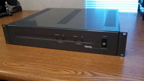 Valcom / clarity smb-200 power amplifier &amp;  clarity smb 201 rack mnt transformer for sale