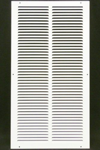 12w&#034; x 24h&#034; return grille - hvac dcut cover - easy air flow - flat stamped face for sale