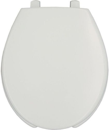 Sta tite round open front toilet seat white heavy duty plastic 7750tdg for sale