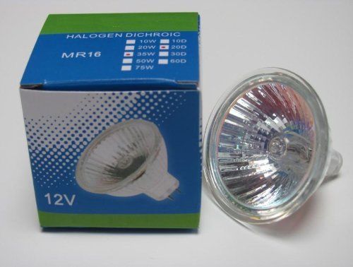 CBConcept Brand Precision Halogen Light Bulb MR16 12Volt 50W 50 Watt - 12 Bulbs