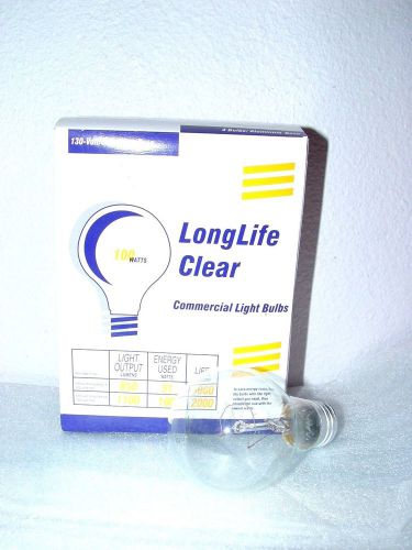32 Clear 100 Watt Long Life Light Incandescent Bulbs A19  NEW 100W Standard Base