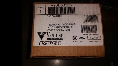 Venture lighting v90d5833k 70w hid autotransformer-hx core and coil ballast kit for sale