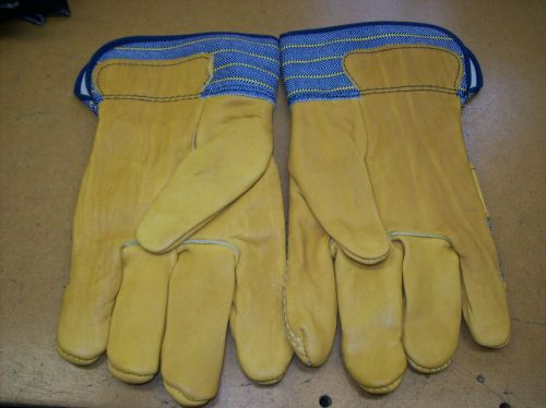 3- PAIR CAROLINA, leather work gloves