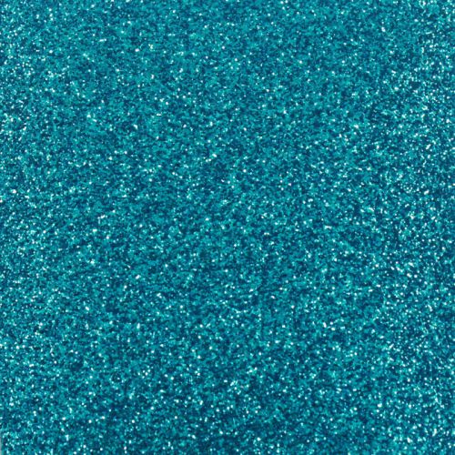 Turquoise Glitter Flake Heat Press Transfer Vinyl 20&#034;  X 5 Yards