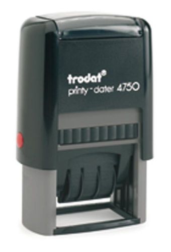 BEST NEW Trodat Printy 4750 Self Inking Multicolor Dater Stamp for office use