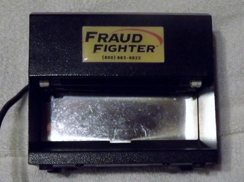 Fraud Fighter HD8X2-120A Ultraviolet Counterfeit Detection Scanner w/Blubs