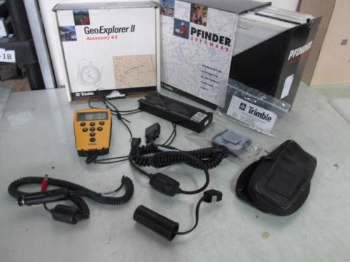 Trimble GeoExplorer II Handheld GPS Unit With Accessories &amp; Software