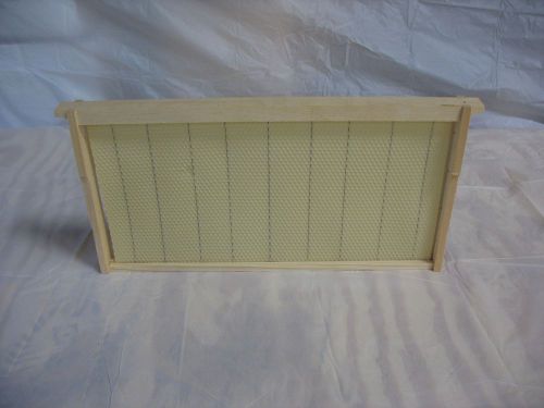 Assembled Bee Hive Frame - Crimped Wired Wax Foundation DEEP - Brood Box