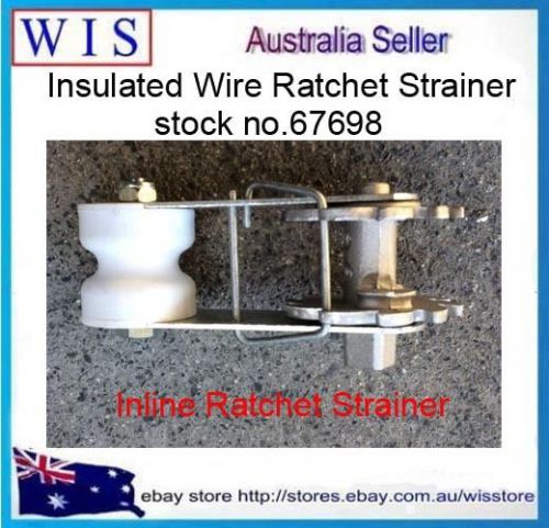 New 10 xInsulated Wire Ratched Strainer,Electric Fence Wire Tensioner-67698