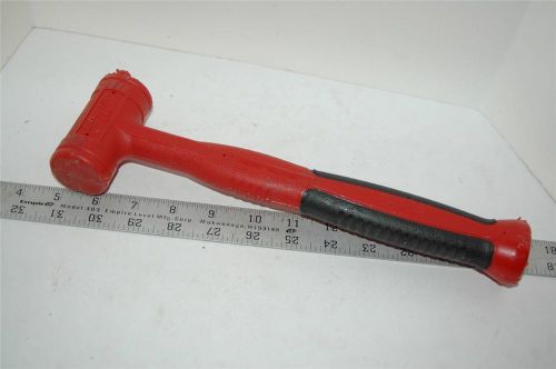 Snap On Dead Blow Hammer 16 oz Soft Grip Red HBFE Aviation Tool Automotive