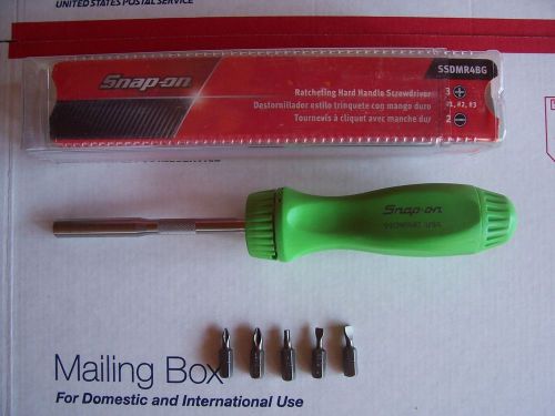New Snap On Green Smooth Action Ratcheting Screwdriver
