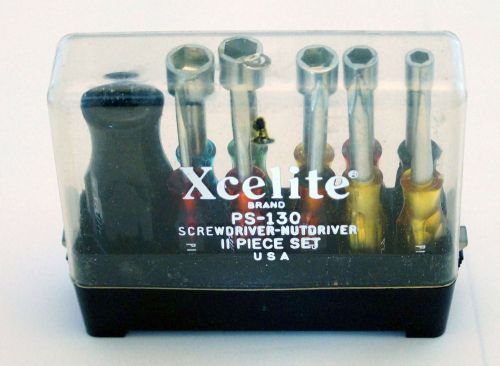 Xcelite Compact Convertible Driver Set PS-130 in Case Made in USA