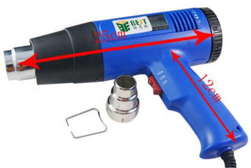 Hot 1pc best 8016 handheld lcd display electronic heat gun 110v 1600w for sale
