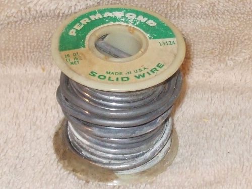 16.15 Ounces of SOLID WIRE SOLDER - PERMACOND Estate Sale Find