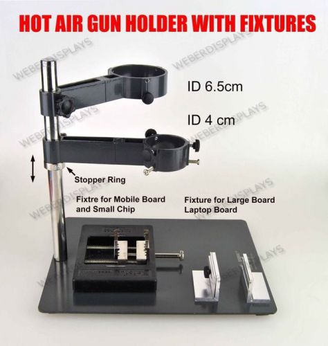 Hot air gun holder with fixtures for smd rework soldering desoldeing station for sale