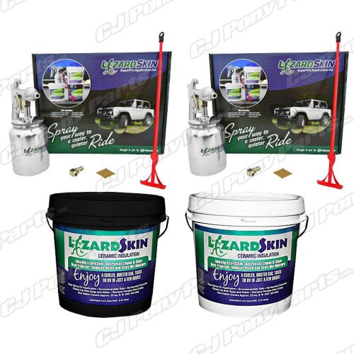 Lizard skin sound control kit 4 gals &amp; gun kit for sale