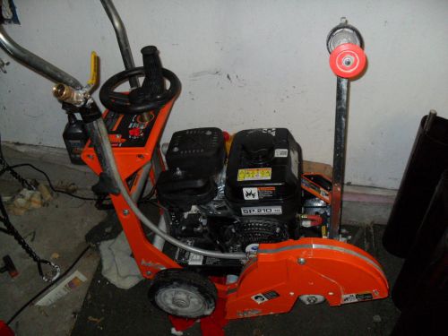 Mk cx-3 concrete cut off walk behind 6 hp saw 14 inch blade.  low hours nice for sale