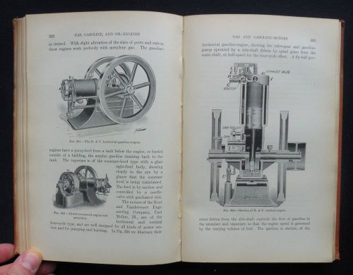 1906 Hiscox Gas, Gasoline, and Oil Engines Book for Hit &amp; Miss, Car, Bicycles...