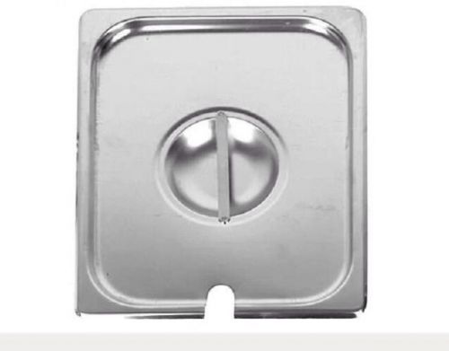 Full size steam table pan cover - slotted lid - stainless steel for sale