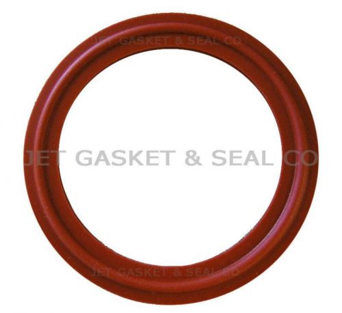 Silicone tri clamp sanitary gaskets 4&#034;  lot of 3 for sale