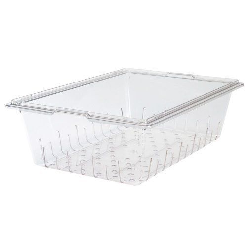 New cambro 1826clrcw135 polycarbonate colander for food storage boxes and deeper for sale