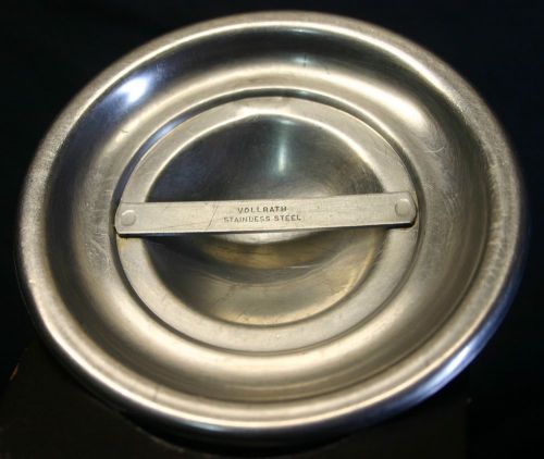 VINTAGE STAINLESS VOLLRATH ROUND BAIN MARIE LID/ COVER 79020