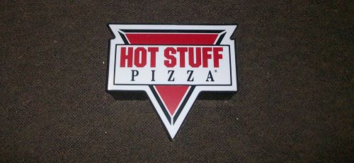 Restaurant grade lighted Hot stuff pizza  (small sign) (exterior grade)
