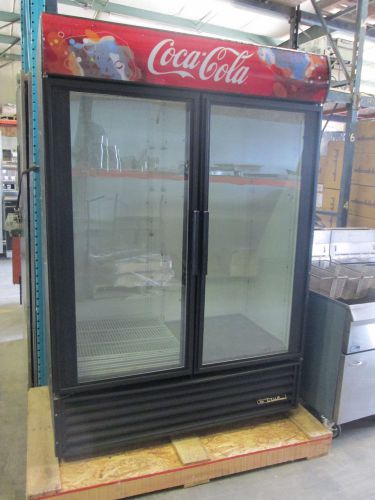 2010 true gdm 49 (2) glass door merchandiser coke cooler -super nice -coca cola for sale