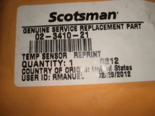 scotsman temp sensor 02=3410=21