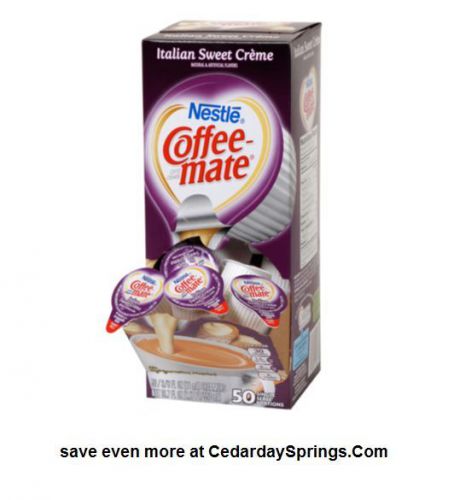 Nestle® coffee-mate® italian sweet creme liquid creamer singles 50ct (3 pack) for sale