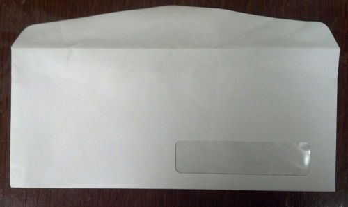 Case of 4 1/8&#034; x 11.0&#034; envelopes with window - New - Lowest Price! Qty: 2,500 !